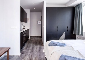 Studio apartment - right on the main shopping street