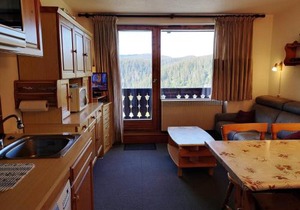 Studio cabine fonctionnel pour 6 pers. au pied des pistes - Parking inclus - FR-1-595-5