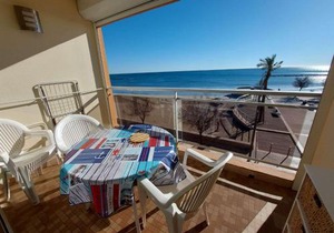 Studio cabine 4 personnes, terrasse, parking, Grau d'Agde - FR-1-423-210
