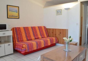Studio Cabine avec Vue Port & Montagne, Proche Plage - 4 Couchages, Parking, Loggia - Argelès-sur-Mer - FR-1-225-57
