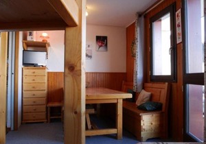 Studio cosy rénové avec balcon, proche pistes/commerces, à Montchavin La Plagne - FR-1-329-3