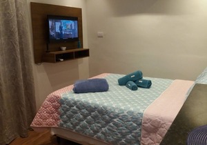 Studio facing the beach. Air conditioning and wifi