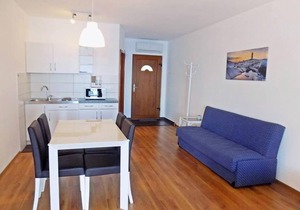 Studio flat with terrace and sea view Mošćenice, Opatija (AS-7689-d)