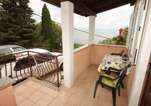 Studio flat with balcony and sea view Kraj, Opatija (AS-7794-a)