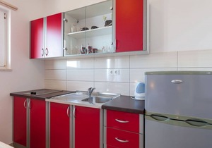 Studio flat with balcony and sea view Stanići, Omiš (AS-17894-a)