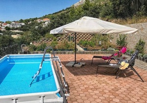 Studio flat with balcony and sea view Stanići, Omiš (AS-18676-a)