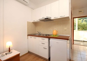 Studio flat with balcony and sea view Slano, Dubrovnik (AS-2682-a)