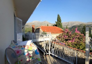 Studio flat with balcony and sea view Slano, Dubrovnik (AS-2682-a)