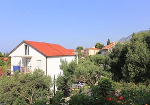 Studio flat with terrace and sea view Gradac, Makarska (AS-2784-b)