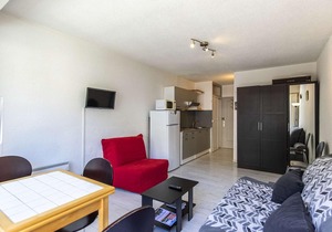 Studio for 3 in the heart of Gourette
