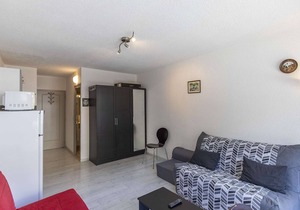 Studio for 3 in the heart of Gourette
