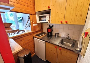 Studio in the heart of the station for 4 people with balcony, ski locker and bathtub