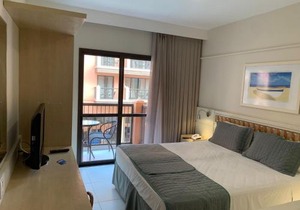 Studio no Jurerê Beach Village - Pé na areia