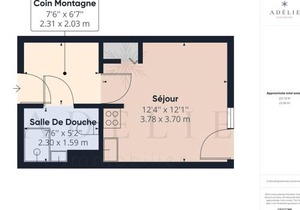 Studio rénové 2* pour 4 pers., skis aux pieds, balcon exposé sud-ouest, proche commerces et garderie - FR-1-398-528