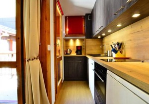 Studio rénové 4-5 pers. Montchavin, proche pistes et commerces, parking gratuit - FR-1-329-42