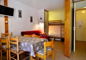 Studio rénové 4-5 pers. Montchavin, proche pistes et commerces, parking gratuit - FR-1-329-42