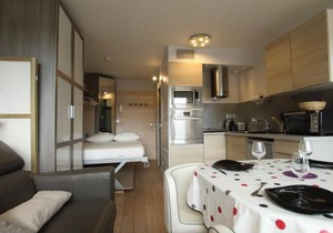 Studio rénové 4 pers à Saint-Chaffrey avec balcon, classé 3 étoiles - FR-1-330E-117