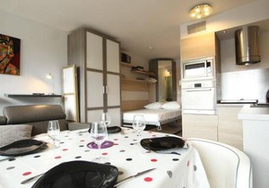 Studio rénové 4 pers à Saint-Chaffrey avec balcon, classé 3 étoiles - FR-1-330E-117