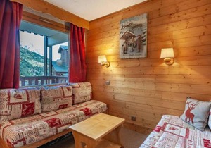 Studio ski-in/ski-out, balcon, divisible, Laitelet - FR-1-355-26