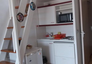 STUDIO with WI-FI for 4 pers A SION 50m from the ocean