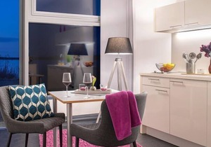 Studios in the beach house in the Lausitz Resort, Geierswalde