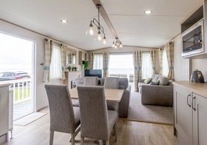Stunning 6 berth caravan with full sea views for hire in Suffolk ref 68026CV