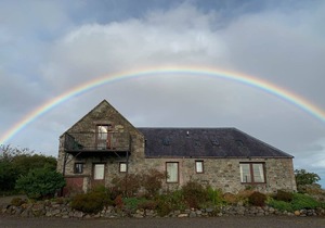 Stunning quiet location with views across the Moray Firth home to dolphins.