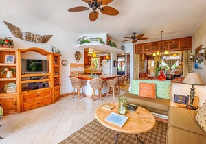 Stunning view of Half Moon Bay in this upscale condo! Pool, AC and WiFi!