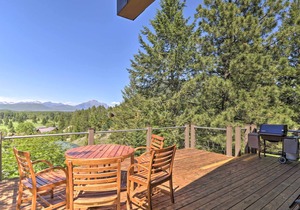 Stunning West Glacier Home w/ Majestic Mtn Views!