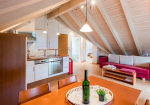 Stylish holiday apartment in a manor house on Lake Plauer