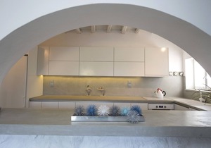 Stylish seaside private villa with pool, 1min from Mikri Santa sandy beach!