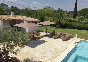 Stylish villa near Mougins with large, private pool and lovely outdoor kitchen
