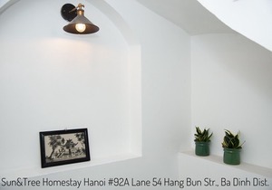 Sun&Tree Homestay Hanoi, old quarter, cozy bedroom, bathroom with bathtube