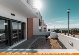 Sunset Paradise - LUXURY Villa with Private Pool, Sea View & Rooftop