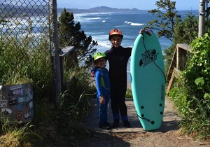 Surf Haven Unit B w/ fire pit walking distance to surfing beaches