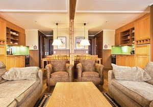 Tasteful apartment with high quality furniture in the middle of the mountain world of Stöten.