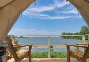 Tentrr State Park Site - Nebraska Sherman SRA – Redwood Lakeview C – Single Ca