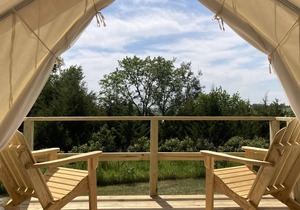 Tentrr State Park Site - Nebraska Sherman SRA – Middle Ridge Lakeview G – Sing