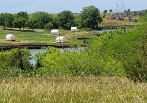 Tentrr State Park Site - Nebraska Sherman SRA - Redwood Lakeview D - Single Camp