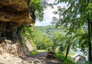 Tentrr State Park Site - WV Hawk's Nest State Park - Site I - Single Camp