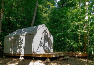 Tentrr State Park Site - WV Hawk's Nest State Park - Site F - Single Camp