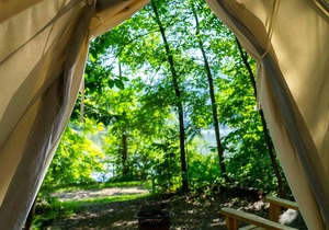 Tentrr State Park Site - WV Hawk's Nest State Park - Site G - Single Camp