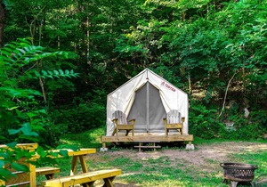 Tentrr State Park Site - WV Hawk's Nest State Park - Site B - Single Camp