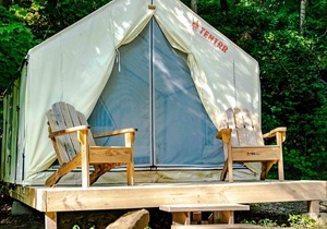 Tentrr State Park Site - WV Hawk's Nest State Park - Site C - Single Camp