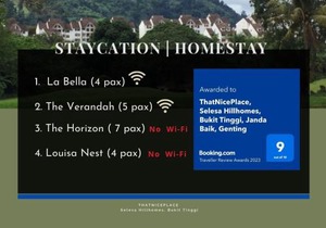 ThatNicePlace, Selesa Hillhomes, Bukit Tinggi, Janda Baik, Genting