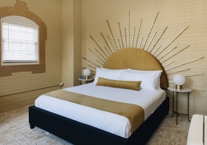 The Golden Hour Suite 201 at The Bellwether Hotel