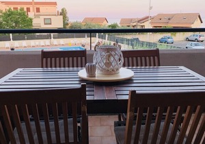 The pool terrace - Baia di Capomulini