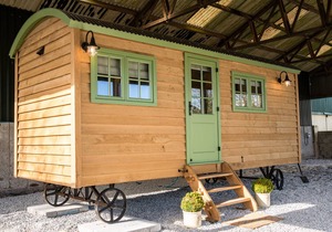 The Shepherd's Hut at Northcombe Farm