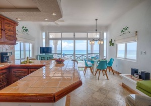 Third-Floor Oceanfront Condo with Balconies & Pool