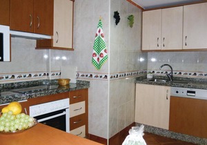 This beautiful and modern apartment is located only 100 meters from the sandy beach and is fully equ